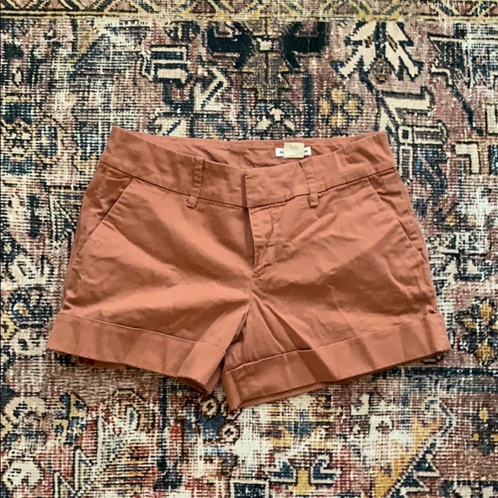 Club Monaco coral salmon pink shorts size 4